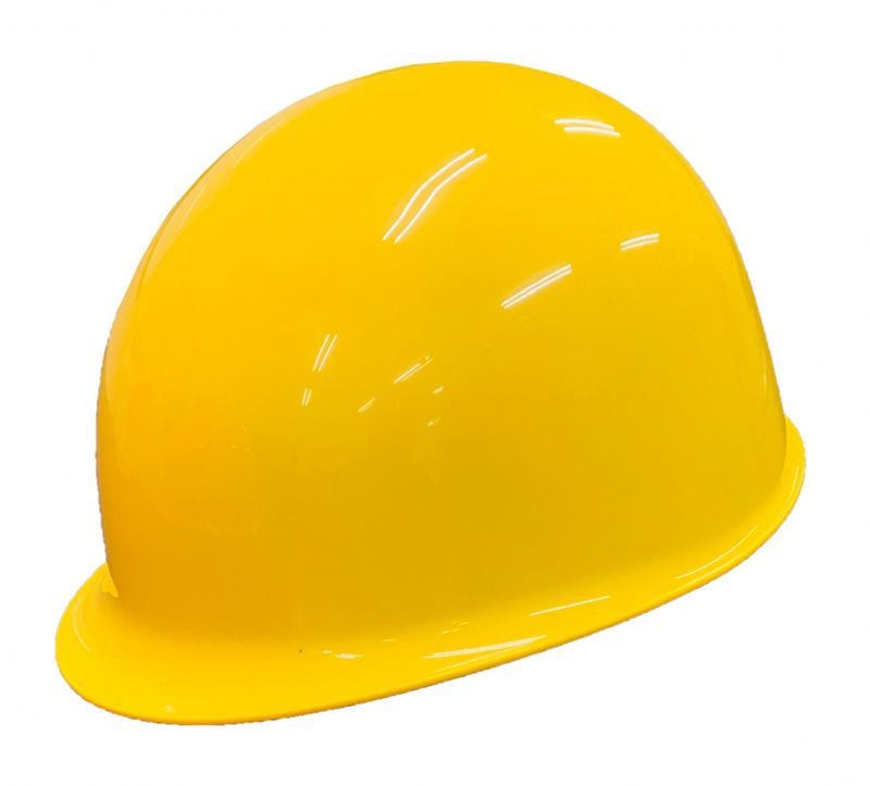 日式018系列防護頭盔黃色