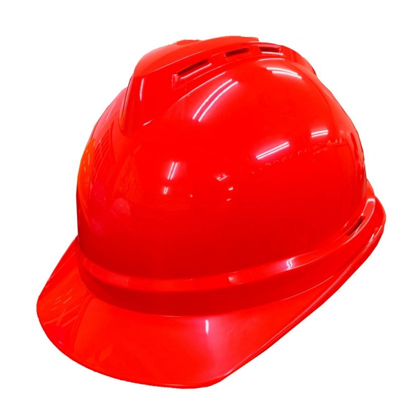 V型透氣式V18系列防護頭盔紅色