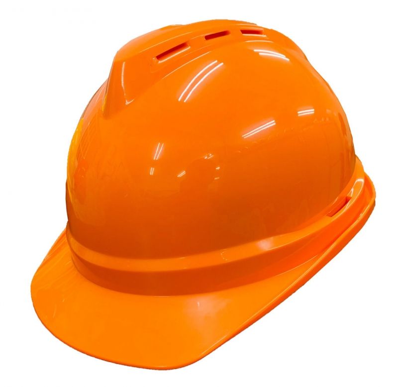 V型透氣式V18系列防護頭盔橘色