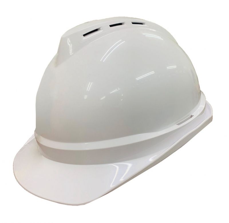 V型透氣式V18系列防護頭盔白色