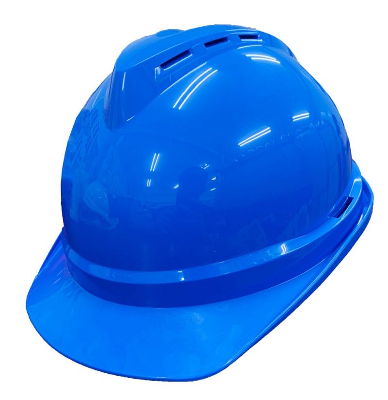 V型透氣式V18系列防護頭盔藍色