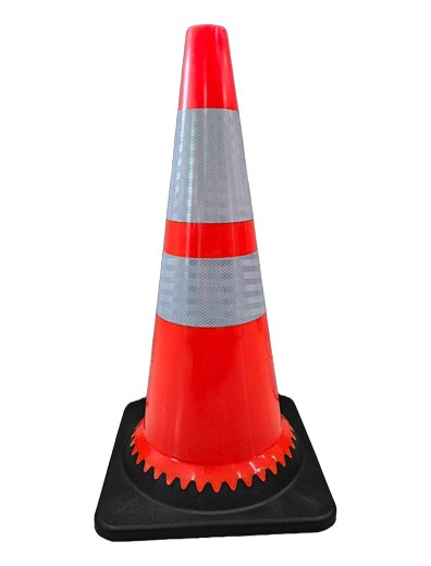 PVC軟質交通錐-CA0106(高強級貼紙15cm+10cm)